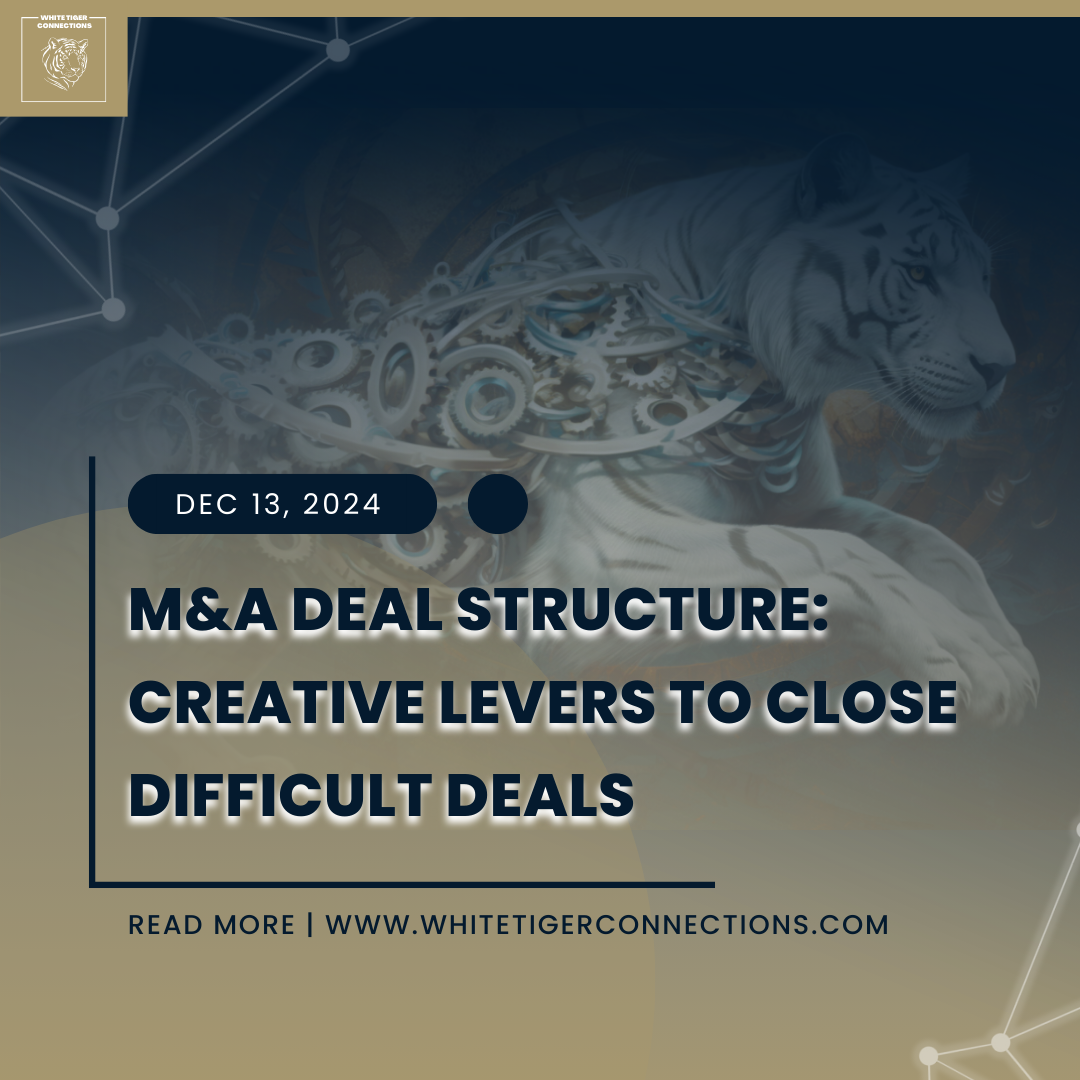 M&A Deal Structure: Creative Levers to Close Difficult Deals cover banner